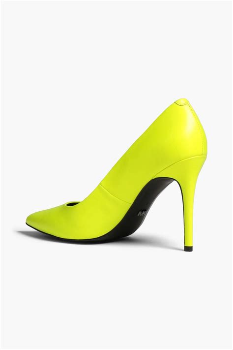 michael kors claire neon leather pump|Claire Embossed.